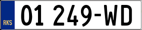 Truck License Plate